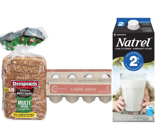 Bread, Milk and Eggs